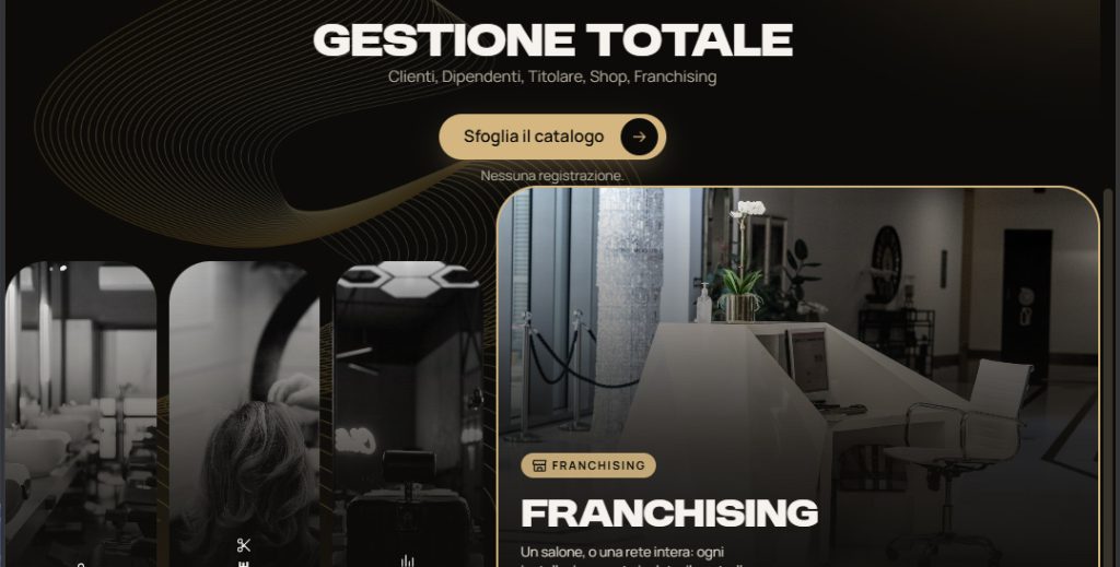 VenusOne per il franchising: gestione totale di più saloni