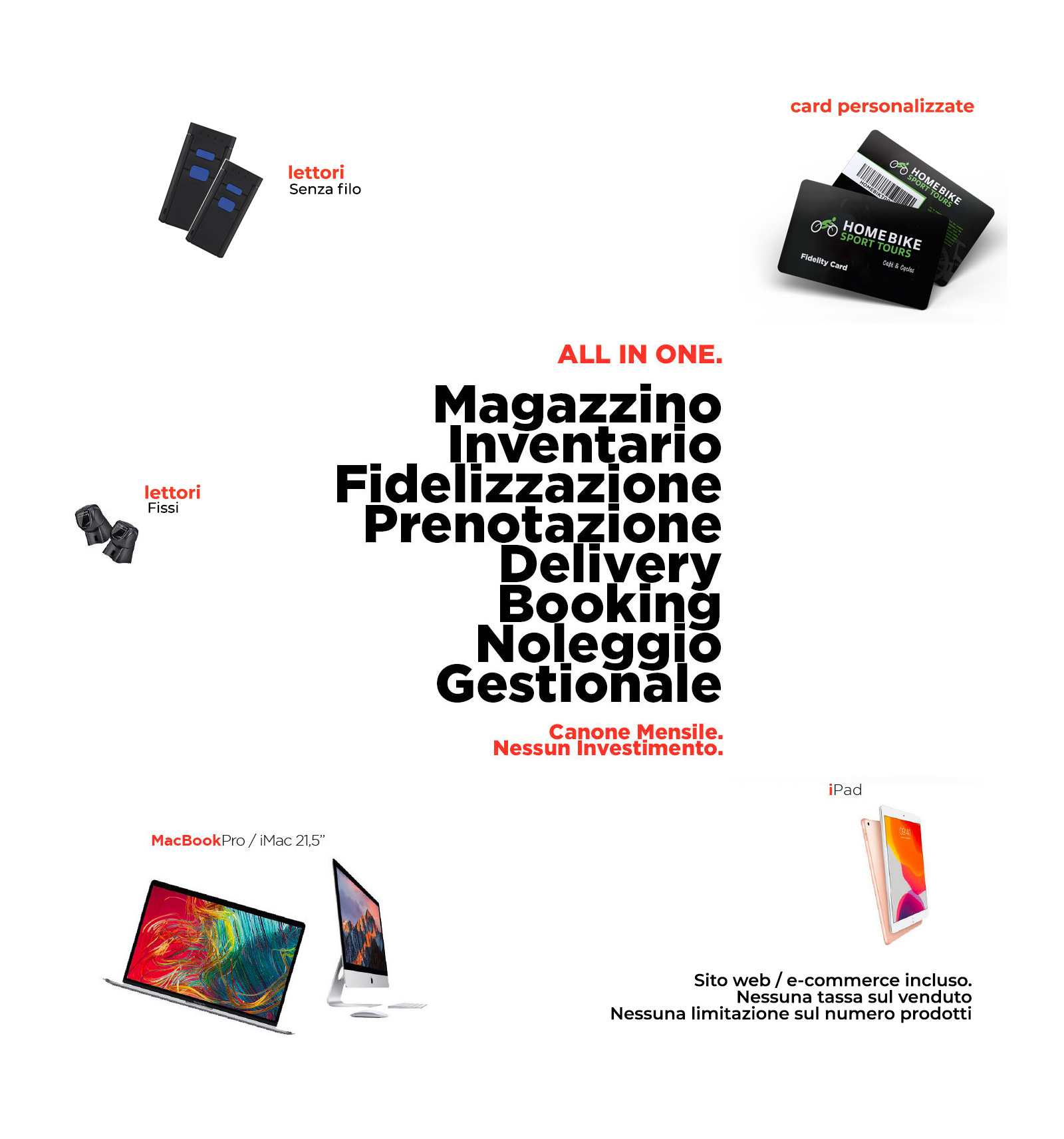 Mercury Software: magazzino, inventario, fidelizzazione, prenotazioni, delivery, booking e noleggio